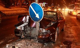 Avarija sankryžoje užgesino &scaron;viesoforus