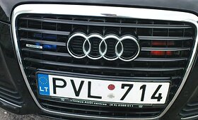 Vairuotojo nuklydimai ministro limuzinu