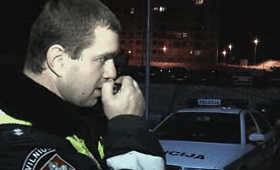 Kaip policija požeminėje aik&scaron;telėje sulaiko įtariamąjį vagį