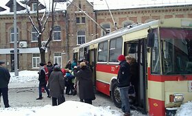 Keleivinio transporto avarija Kaune