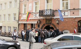 Akimirkos prie&scaron; pat incidentą Pilies gatvėje