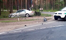 Avarija, per kurią nukentėjo 3 merginos