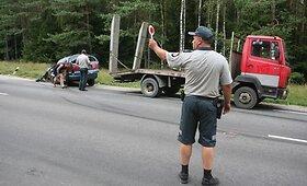 Avarija, į kurią pateko &bdquo;Maxima&ldquo; sunkvežimis 