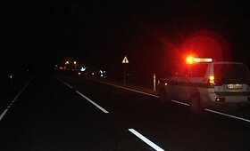 Apvirtęs automobilis BMW 725