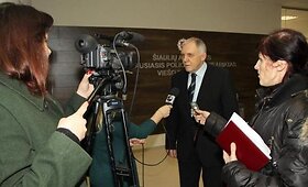 Įkurtuvės &Scaron;iaulių apskrities policijoje