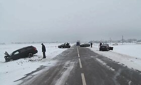 4 automobilių avarija magistralėje &bdquo;Via Baltica&ldquo;