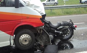 Kraupi &bdquo;Harley-Davidson&ldquo; avarija &Scaron;iaulių rajone