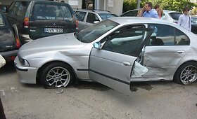 Per avariją apgadinti 5 automobiliai