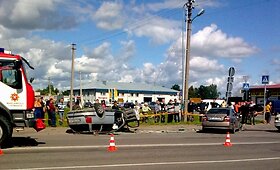 BMW ir VW avarijos padariniai