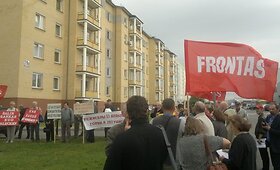 A.Paleckio rėmėjų piketas antradienį prie teismo