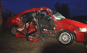 Per avariją sudaužyti &bdquo;&Scaron;koda&ldquo; ir &bdquo;Mazda&ldquo; automobiliai