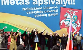 &Scaron;e&scaron;tadienį Vilniuje buvo rengiamas mitingas &bdquo;Už teisingumą&ldquo;