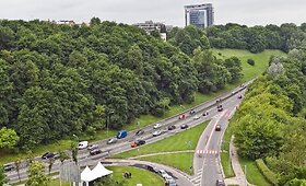 Pradėtos viaduko i&scaron; Geležinio Vilko gatvės į A.Go&scaron;tauto gatvę statybos