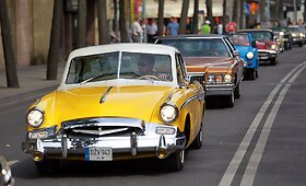 Klaipėdoje &ndash; senųjų automobilių paradas