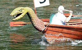 Danėje varžėsi laivai &bdquo;Drakonai&ldquo;