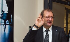 Vaizdo konferencijoje &ndash; Darbo partijos pirmininkas Viktoras Uspaskichas