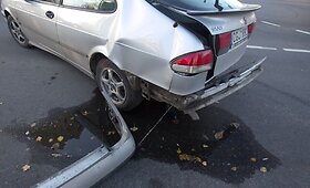 Dviejų automobilių susidūrimas Vilniuje sukėlė didžiules transporto grūstis