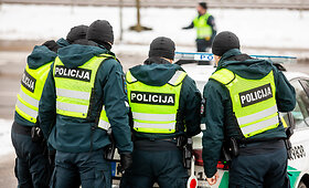 Policijos reidas 2021 m. gruodžio 5 d. Vilniuje