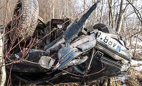 &bdquo;Peugeot 605&ldquo; avarija prie Salininkų