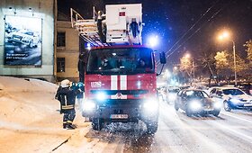 Vilniaus centre užsiliepsnojo buvusi &Scaron;v. Jokūbo ligoninė