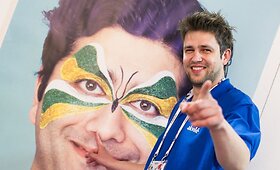 Andrius Pojavis prie&scaron; generalinę &bdquo;Eurovizijos 2013&ldquo; repeticiją