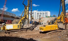 Vilniaus Konstitucijos prospekte prasidėjo naujo verslo centro statybos
