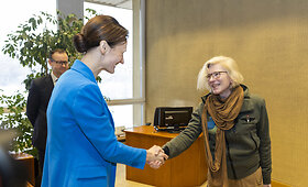 Viktorija Čmilytė-Nielsen susitiko Julija Pajevska-Taira