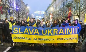 Ukrainos palaikymo akcija &bdquo;Laisvė &scaron;viečia: RADAROM!&ldquo;