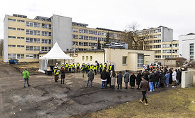 Vilniaus miesto klinikinės ligoninės&nbsp;naujo bloko statybų pradžia