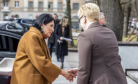 Ingrida &Scaron;imonytė susitiko su Sakartvelo Prezidente Salome Zurabi&scaron;vili