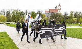 Baltarusių mitingas prie&scaron; branduolinio ginklo dislokavimą