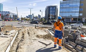 Remontuojama Saltoni&scaron;kių ir Narbuto gatvių sankryža