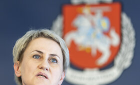 Nidos Grunskienės spaudos konferencija dėl prokuroro Dainiaus Kunigėlio atleidimo