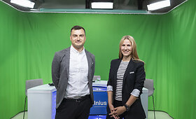 15 min studijoje pokalbis apie kibernetines grėsmes su Benu Pabilioniu ir Ugne Morkūniene