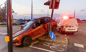 Dariaus ir Girėno gatvėje susidūrė du automobiliai