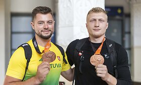 I&scaron; pasaulio čempionato parskrido Lietuvos diskininkų delegacija