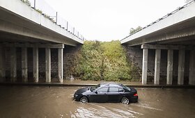 Potvynis po Avižienių viaduku