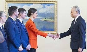Gitanas Nausėda susitiko su Seimo valdyba