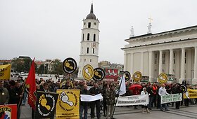Pareigūnų protesto akcija