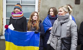 Užupyje atidengta Konstitucija ukrainiečių kalba