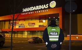Vilniuje evakuotas prekybos centras &bdquo;Mandarinas&ldquo;