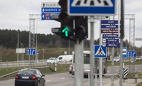 Naujasis &scaron;viesoforas Vilniaus Pilaitės prospekte