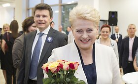 Rinkimų naktis D.Grybauskaitės rinkimų &scaron;tabe