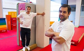 Latvijos olimpiečiai Lietuvoje atidarė gimnastikos klubą