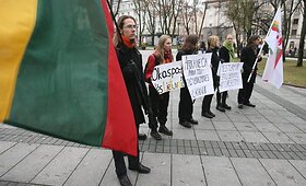 Protestas prie&scaron; pabėgėlių priėmimą 