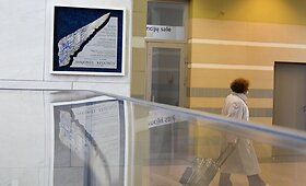 Vaikų &bdquo;Svajonės-kelionės&ldquo; papuo&scaron;ė Vilniaus geležinkelio stotį