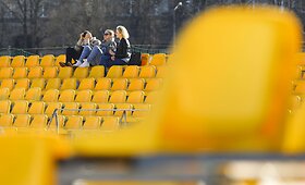 Vilnius &scaron;ypsosi pavasariui ir vis &scaron;iltesnei saulei