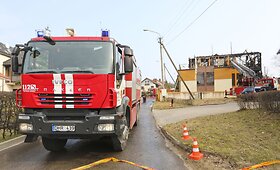 Igorio Tiomkino statytas namas po gaisro