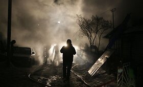 Naujosios Vilnios rajone įsiplieskė gaisras