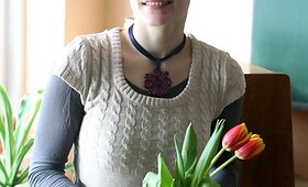Jurga &Scaron;eduikytė mokykloje vedė pamoką mokiniams